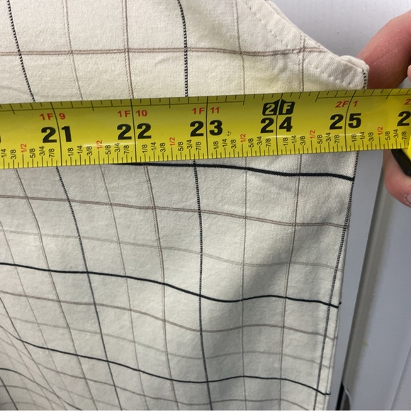 NWT Loews Men’s Cream Supima Cotton Short Sleeve Golf Polo Shirt, Size L - Picture 8 of 10